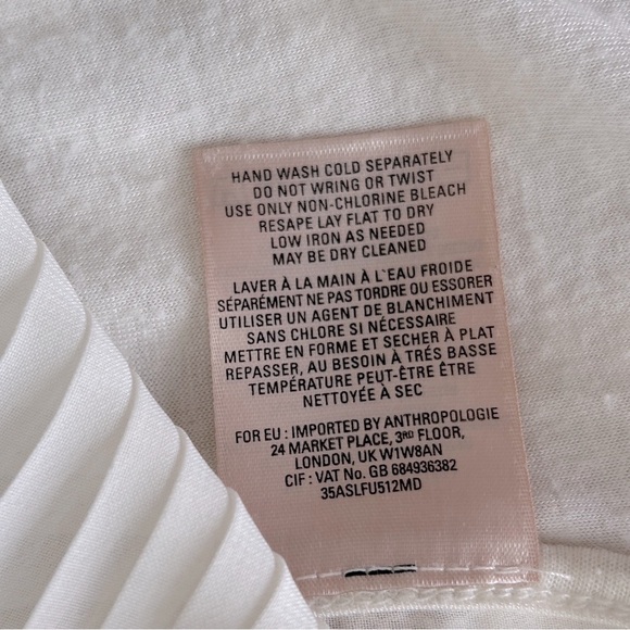 Anthropologie Top Meadow Rue Glimmer Lace Pleat Back Sequin Sleeveless Tank Med - Picture 16 of 16